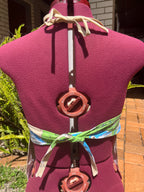 Vintage Tea towel “Wiltshire” halter neck top. Up to size 14