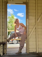 Quokka’s! Can you believe it!? Halter neck top vintage linen. Size 8-18