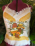 Vintage tea towel/hand towel “Mushrooms” Size 18A/B