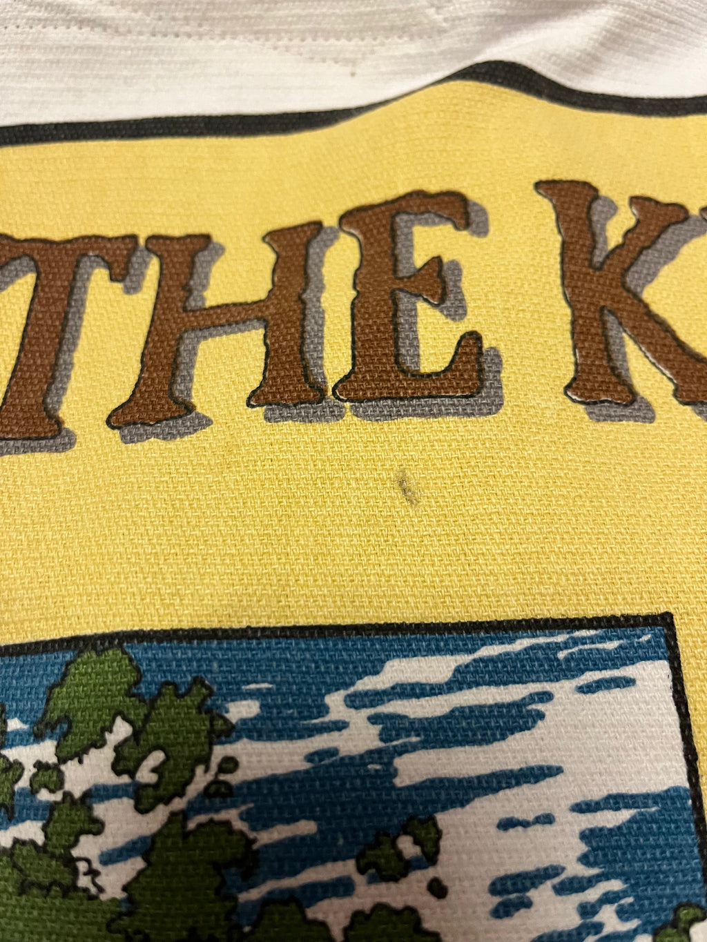 Vintage tea towel halter neck top “The Kimberley” Size 12A/B