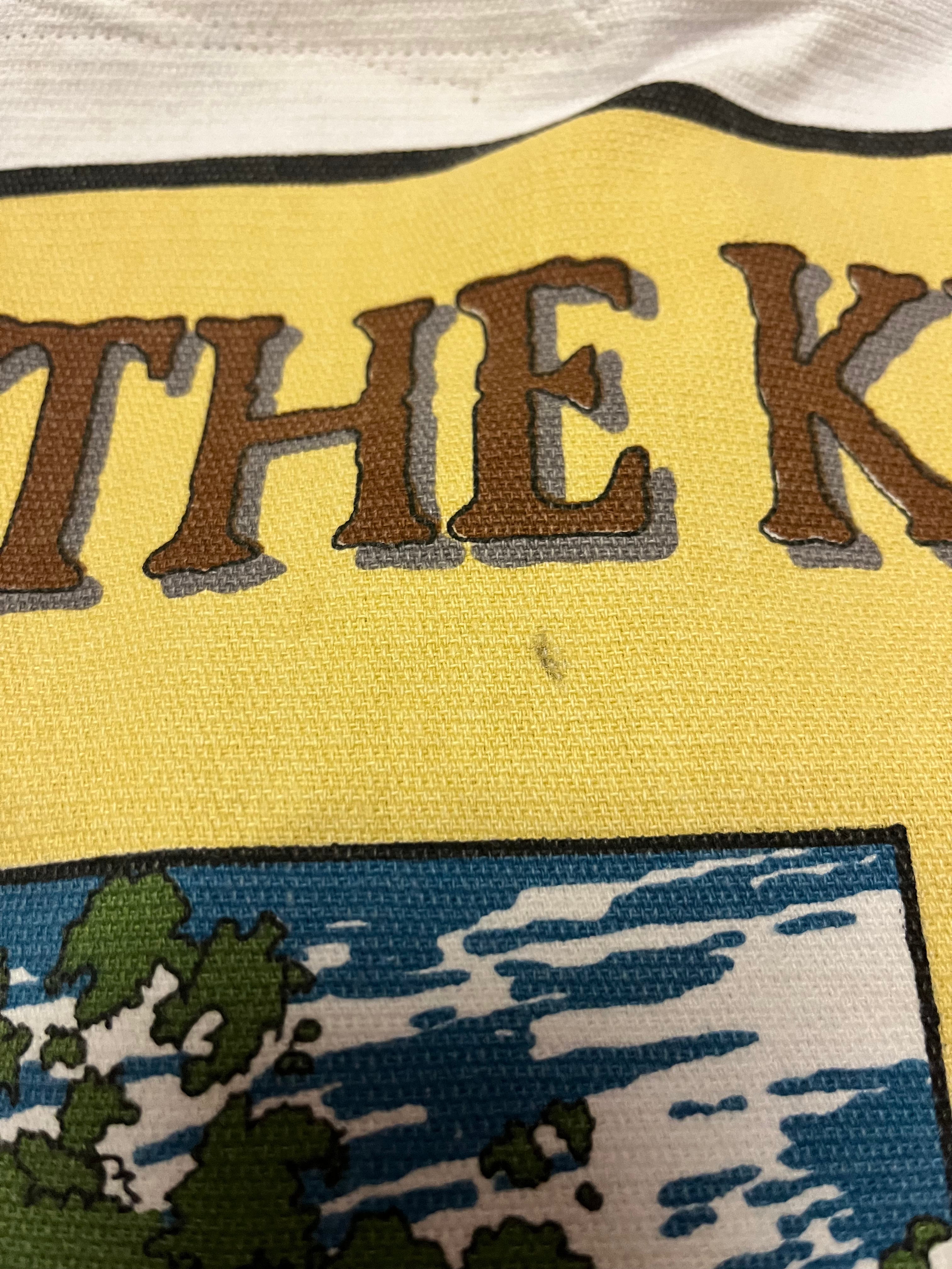 Vintage tea towel halter neck top “The Kimberley” Size 12A/B