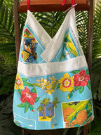 Tea towel halter neck top “Lord Howe Island” Size 14D