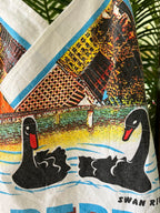 Vintage tea towel halter neck top- “Perth” Size 14A/B